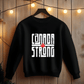 Ink and Charms Designs Sweatshirt Proudly Canadian Collection: CANADA STRONG - Wear Your Unwavering Support!