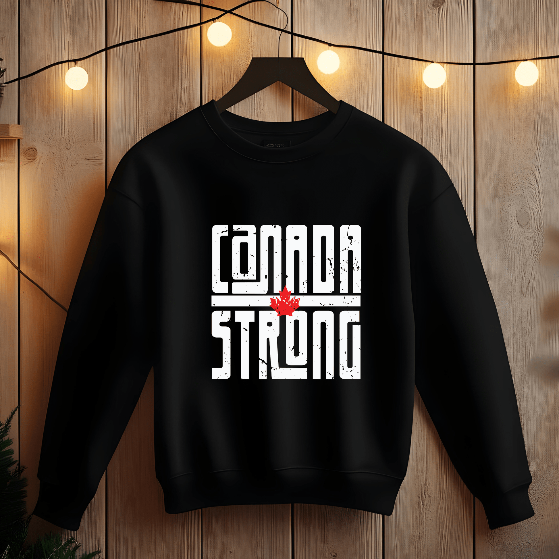 Ink and Charms Designs Sweatshirt Proudly Canadian Collection: CANADA STRONG - Wear Your Unwavering Support!