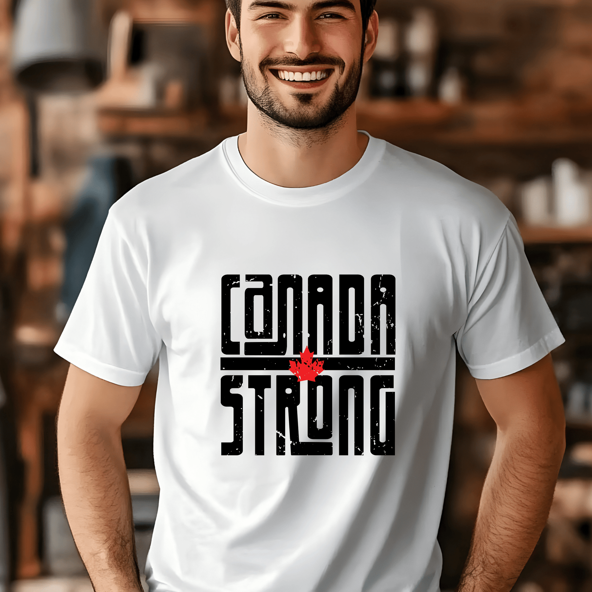 Ink and Charms Designs Sweatshirt Proudly Canadian Collection: CANADA STRONG - Wear Your Unwavering Support!