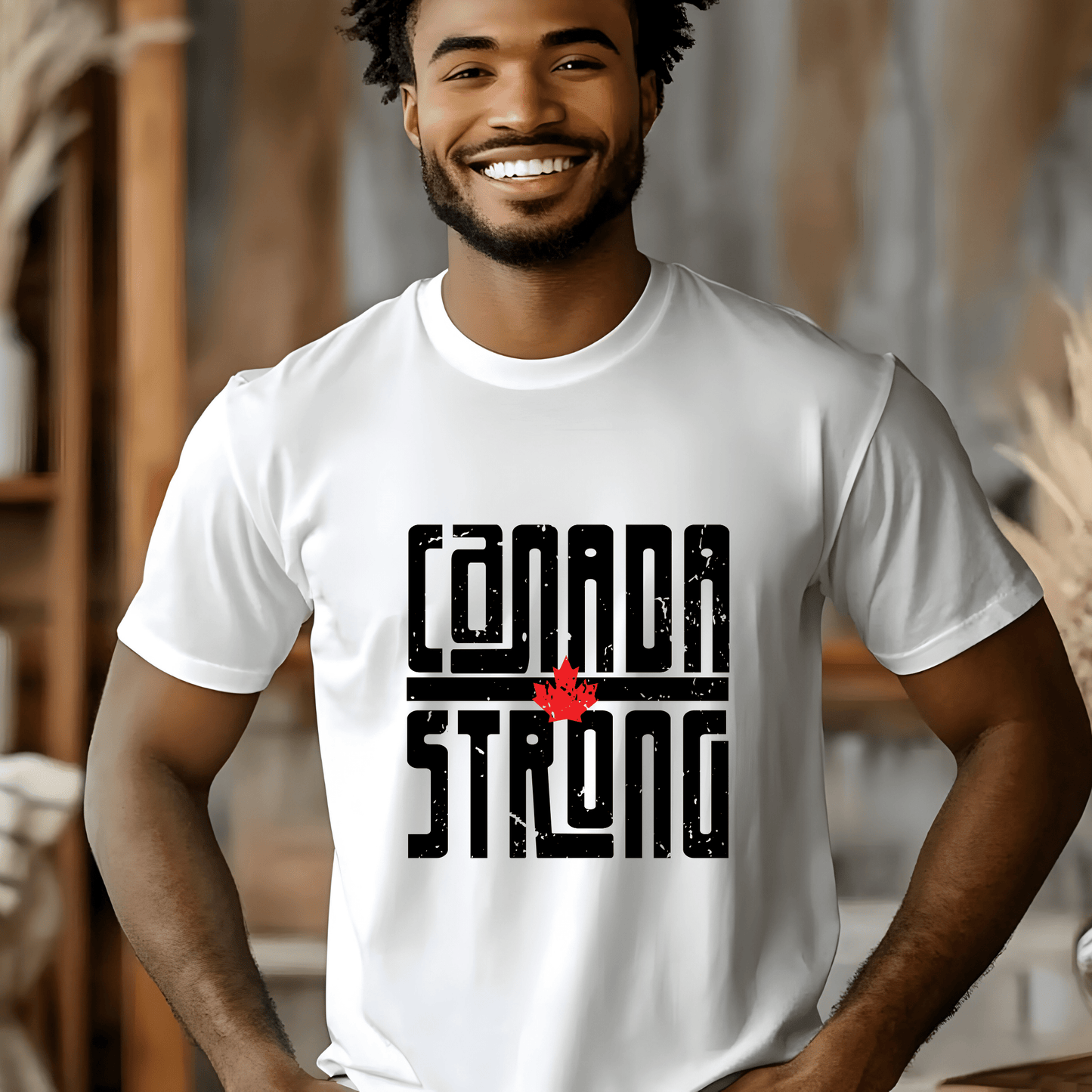 Ink and Charms Designs Sweatshirt Proudly Canadian Collection: CANADA STRONG - Wear Your Unwavering Support!