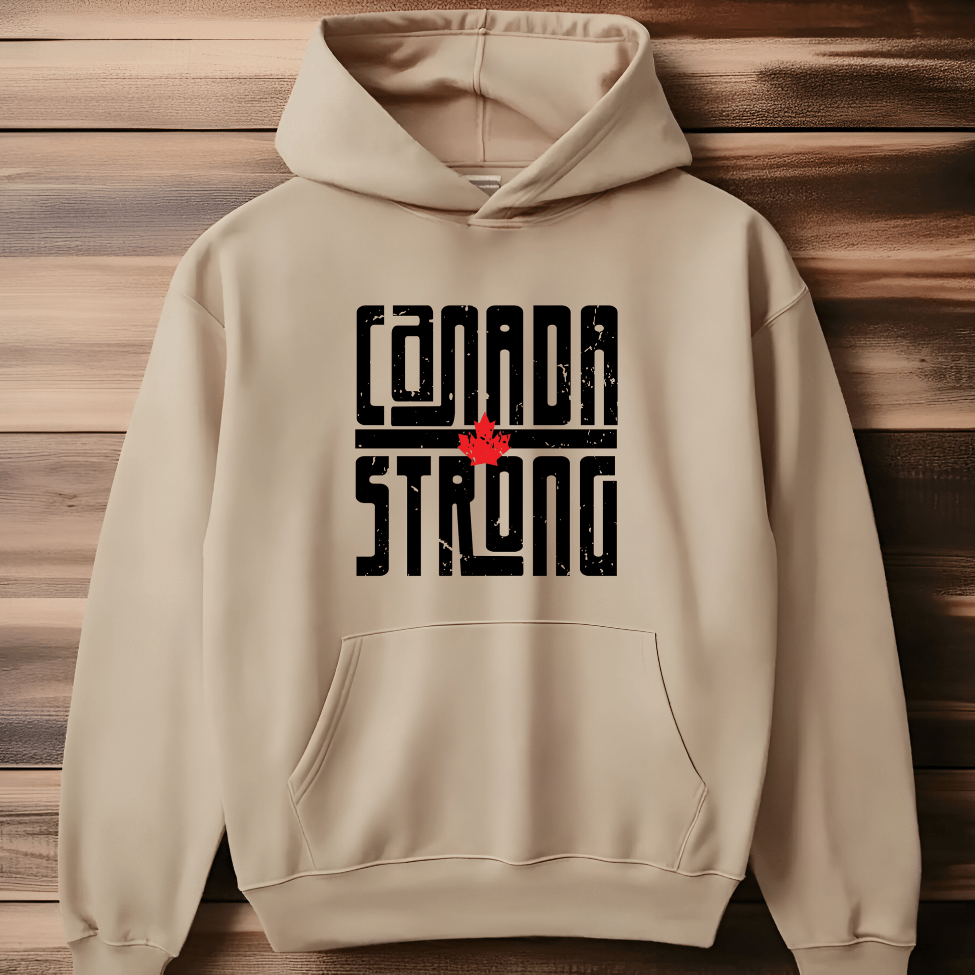 Ink and Charms Designs Sweatshirt Proudly Canadian Collection: CANADA STRONG - Wear Your Unwavering Support!