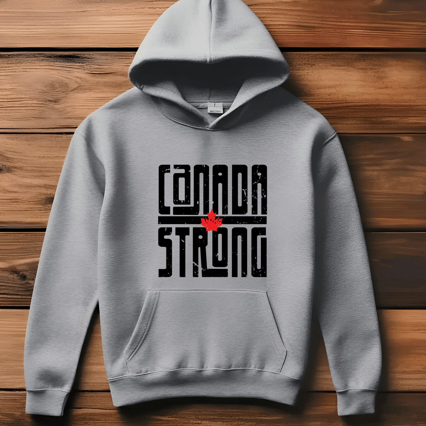 Ink and Charms Designs Sweatshirt Proudly Canadian Collection: CANADA STRONG - Wear Your Unwavering Support!