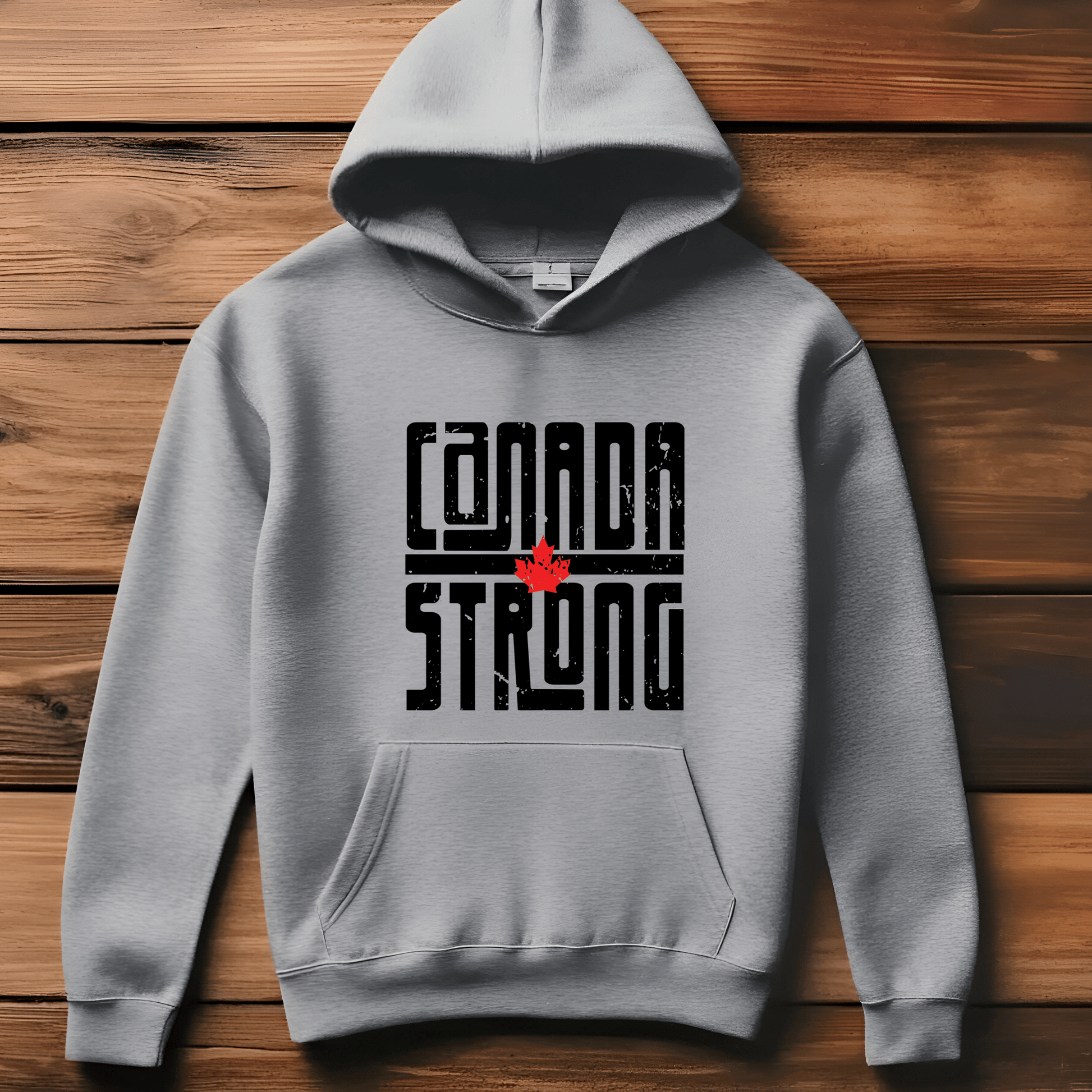 Ink and Charms Designs Sweatshirt Proudly Canadian Collection: CANADA STRONG - Wear Your Unwavering Support!