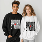 Ink and Charms Designs Sweatshirt Proudly Canadian Collection: CANADA STRONG - Wear Your Unwavering Support!