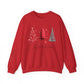 Ink and Charms Designs Sweatshirt S / Red Christmas Joy Unisex Sweatshirt with Sleeve Print