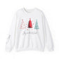 Ink and Charms Designs Sweatshirt S / White Christmas Joy Unisex Sweatshirt with Sleeve Print