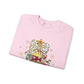 Ink and Charms Designs Sweatshirt Teacher Christmas Crewneck Sweatshirt - Christmas Tree and Pencils Design