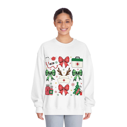 Ink and Charms Designs Sweatshirt White / S Medical Assistant Life Crewneck Sweatshirt