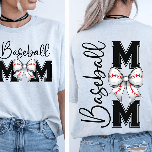 Ink and Charms Designs T-Shirt Baseball Mom Hoodie - Bleacher Ready Word Art Design