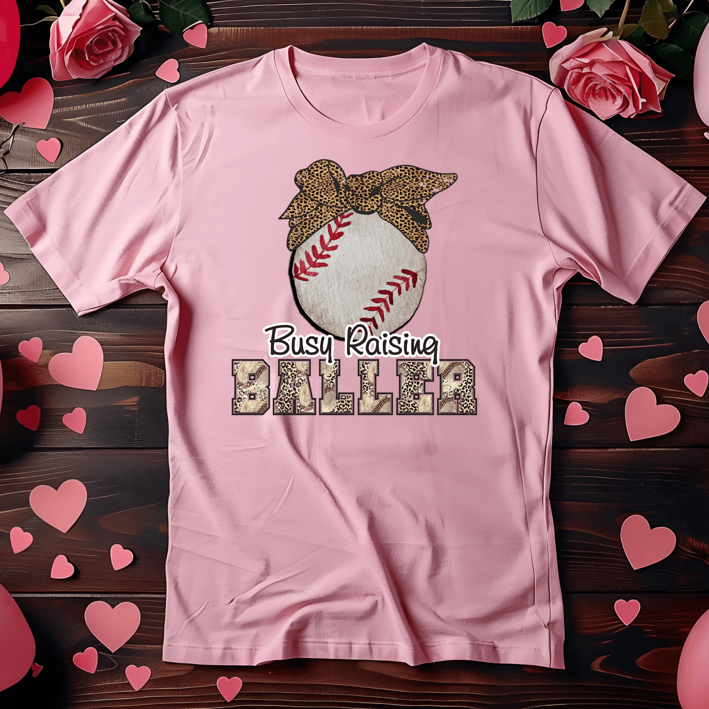 Ink and Charms Designs T-Shirt Baseball Mom Hoodie - Stylish Bleacher Apparel with Word Art Design