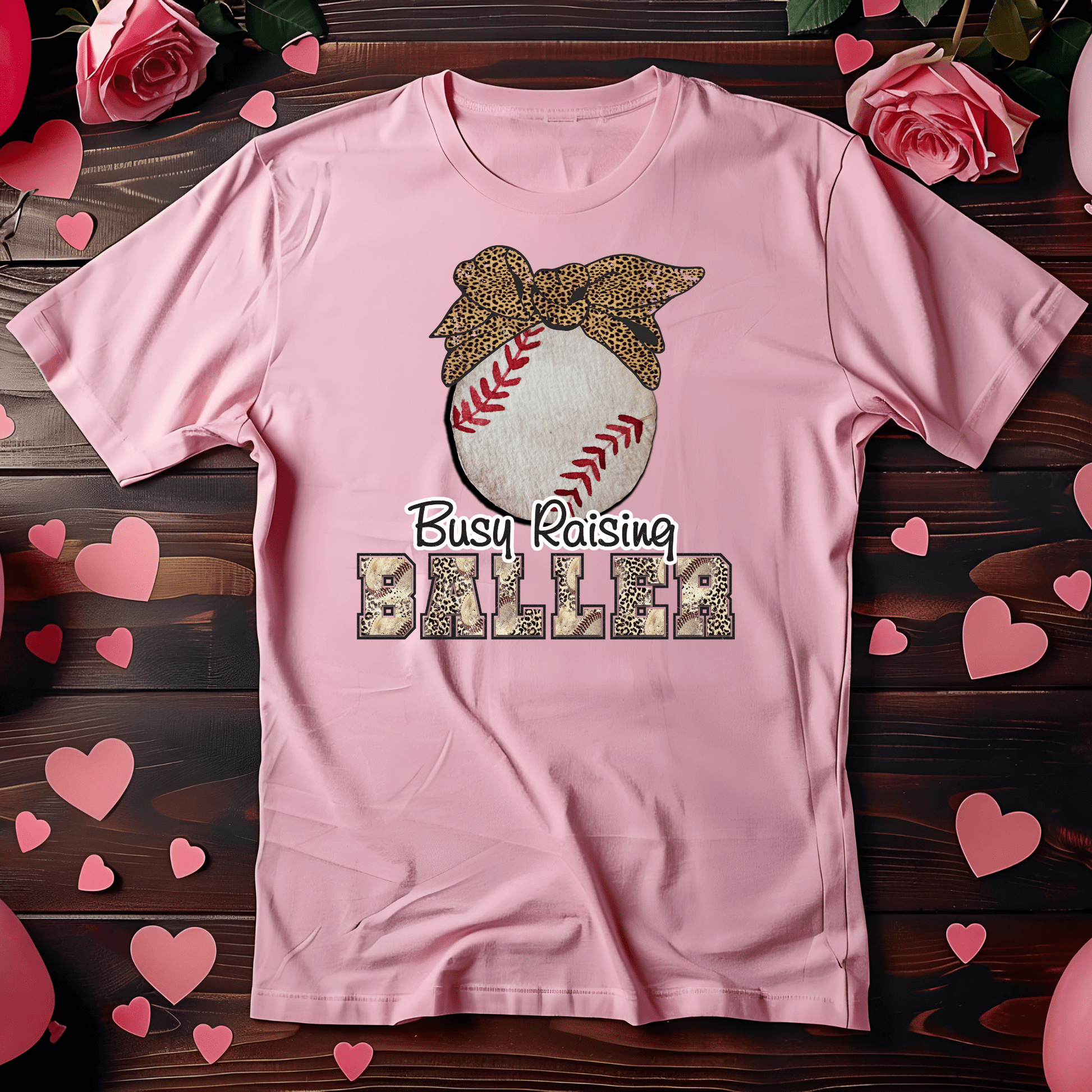 Ink and Charms Designs T-Shirt Baseball Mom Hoodie - Stylish Bleacher Apparel with Word Art Design