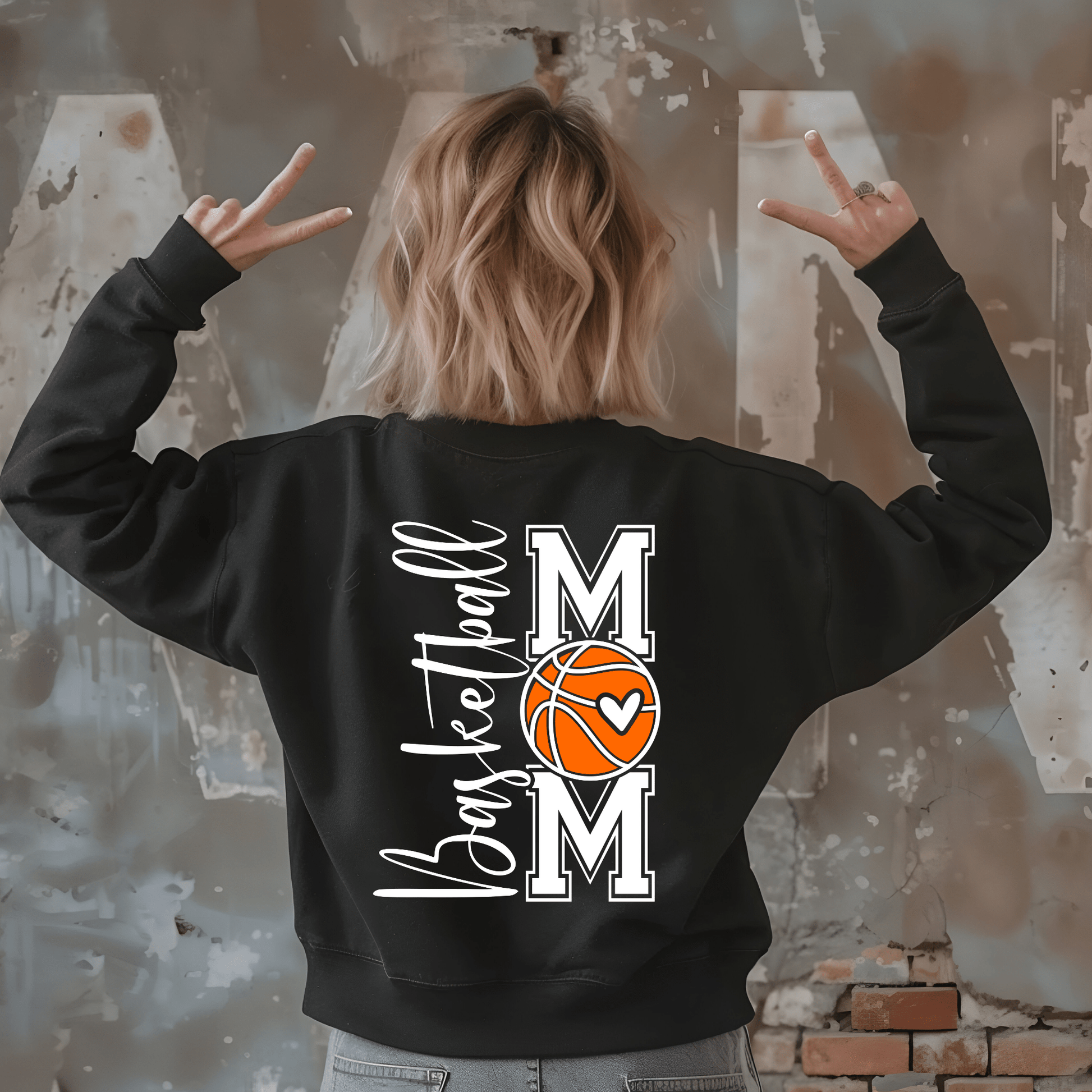 Ink and Charms Designs T-Shirt Basketball Mom Tee - Front & Back Player Support Design