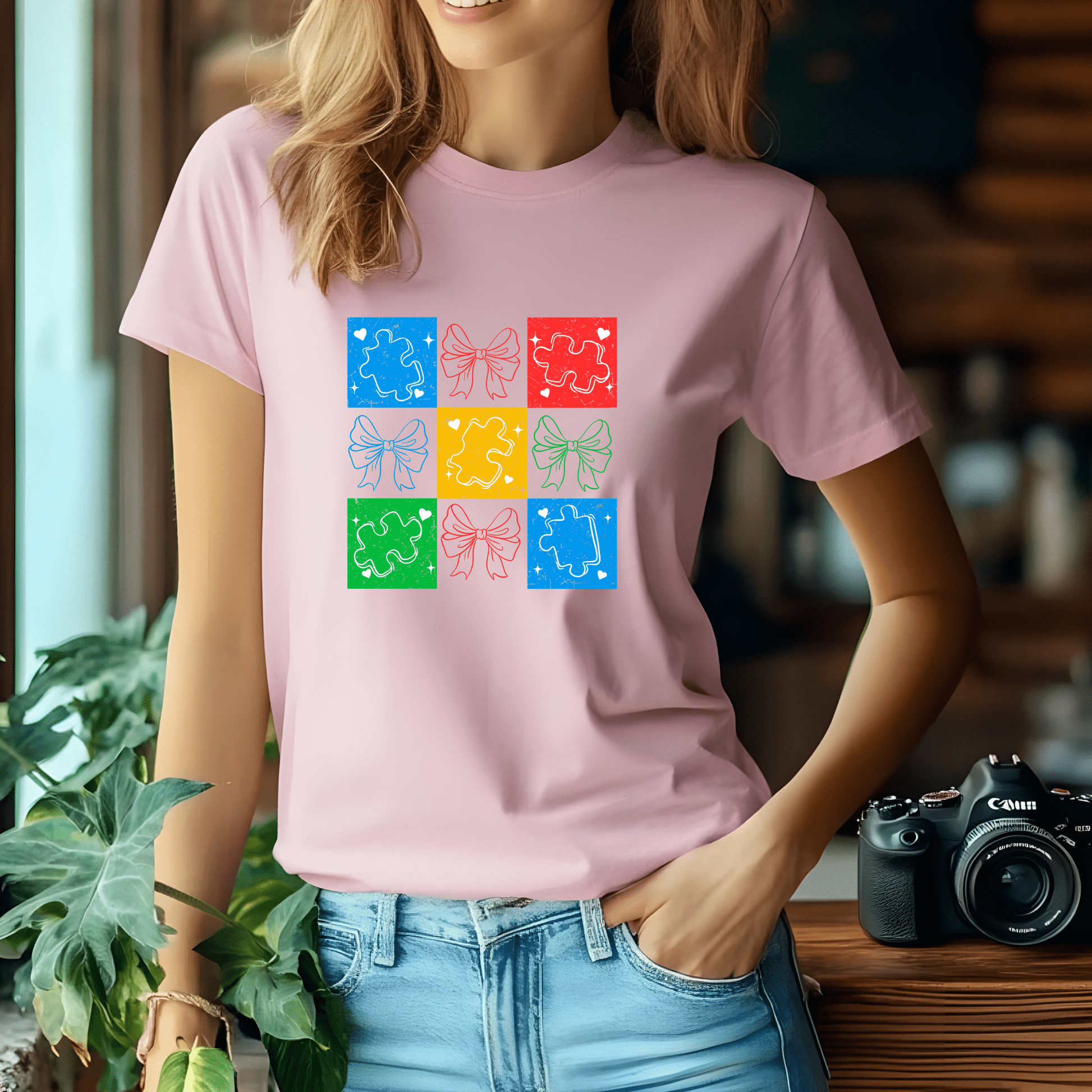 Ink and Charms Designs T-Shirt Empowering Minds - Autism awareness