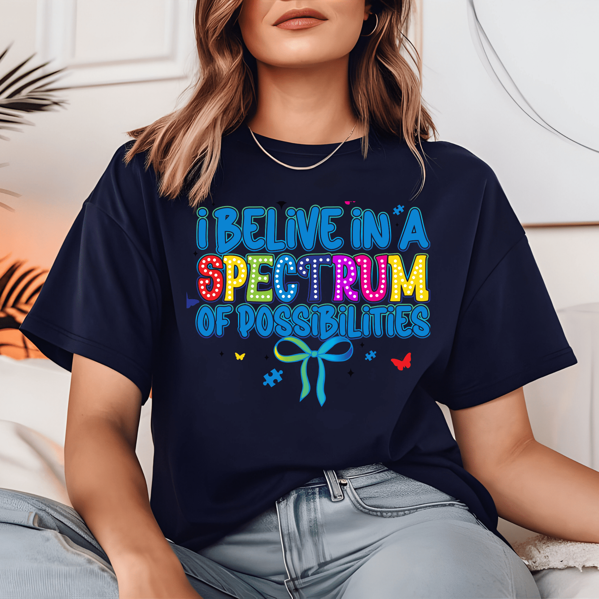 Ink and Charms Designs T-Shirt Empowering Minds - Autism awareness