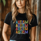 Ink and Charms Designs T-Shirt Empowering Minds - Autism design