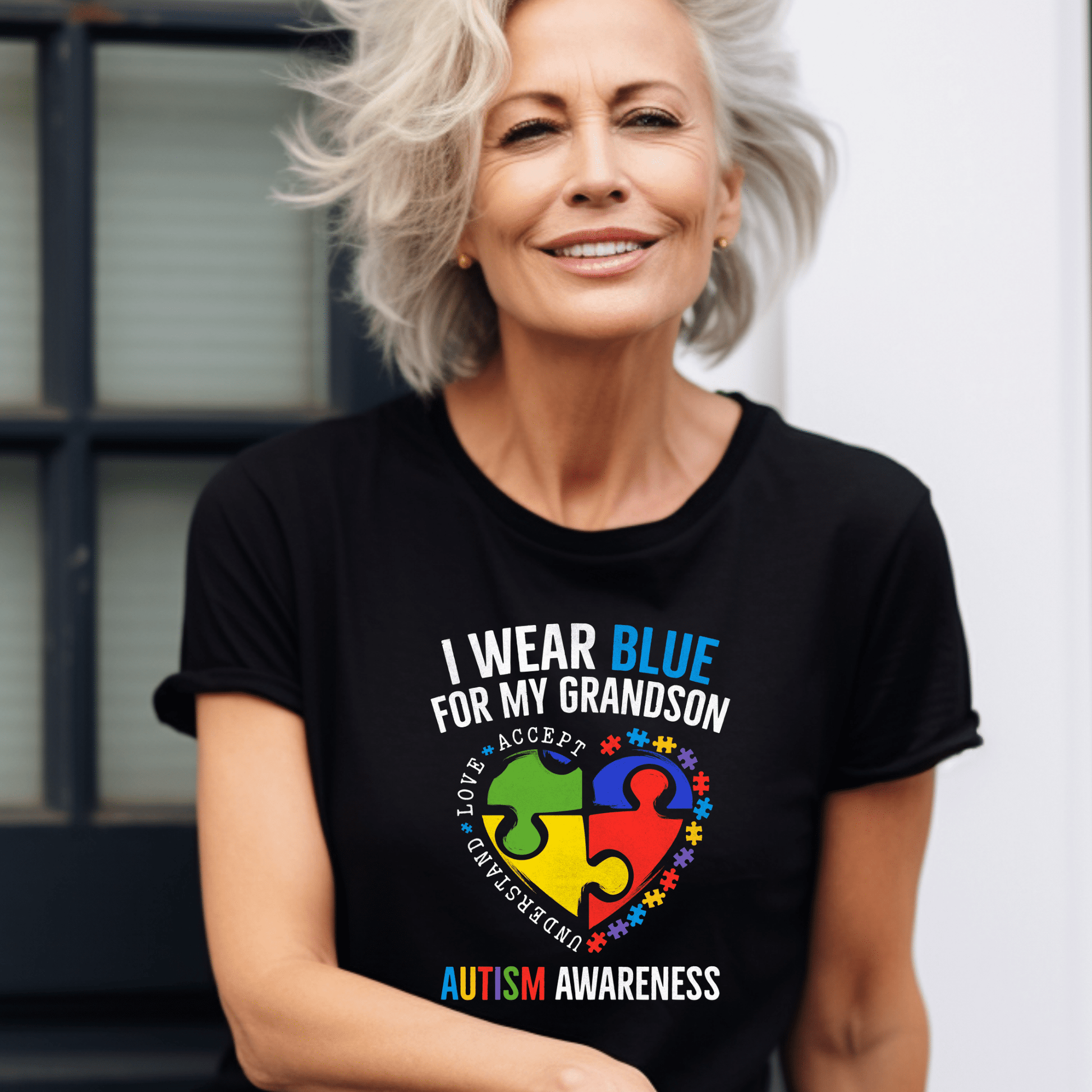 Ink and Charms Designs T-Shirt Empowering Minds - Autism Gramdmom