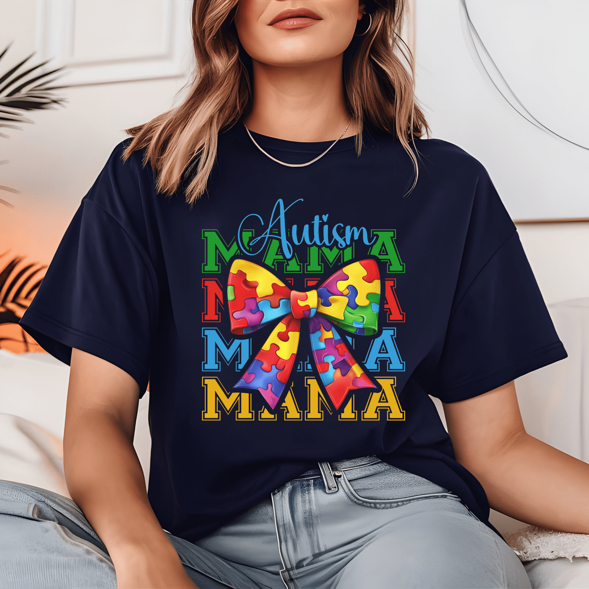 Ink and Charms Designs T-Shirt Empowering Minds - Autism mama