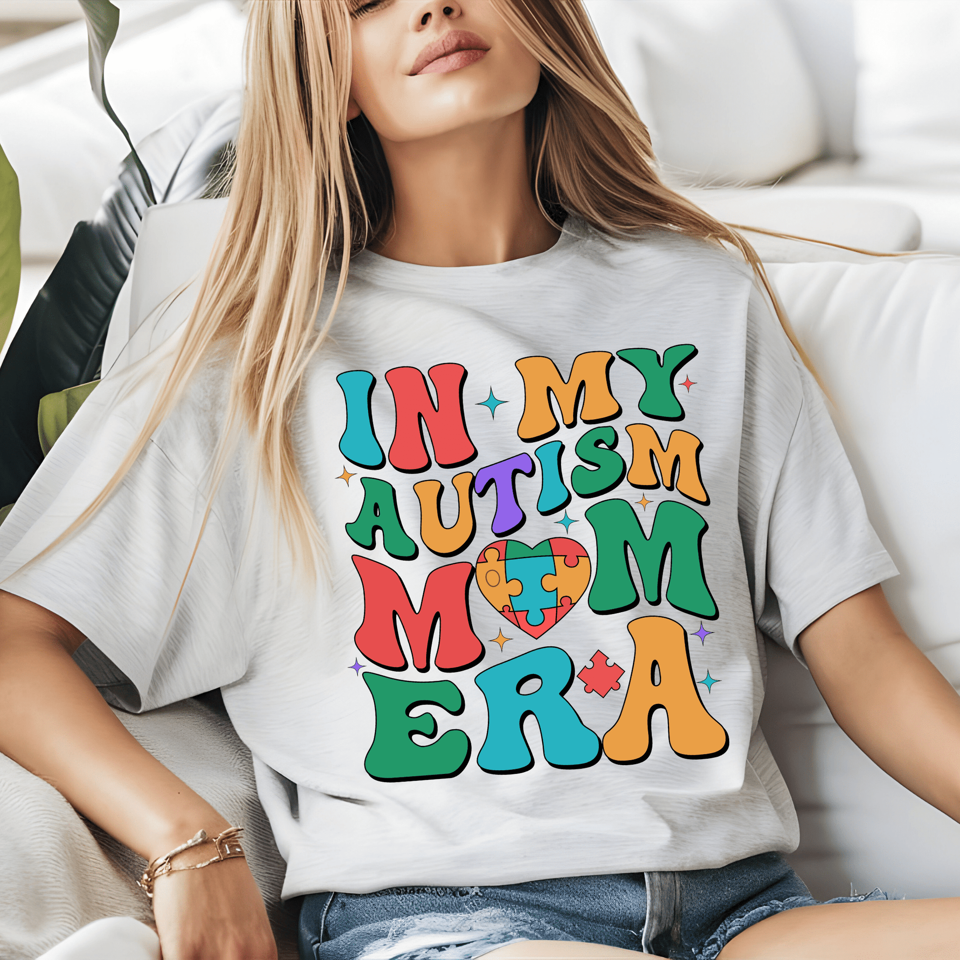 Ink and Charms Designs T-Shirt Empowering Minds - In my Autism Mom Era