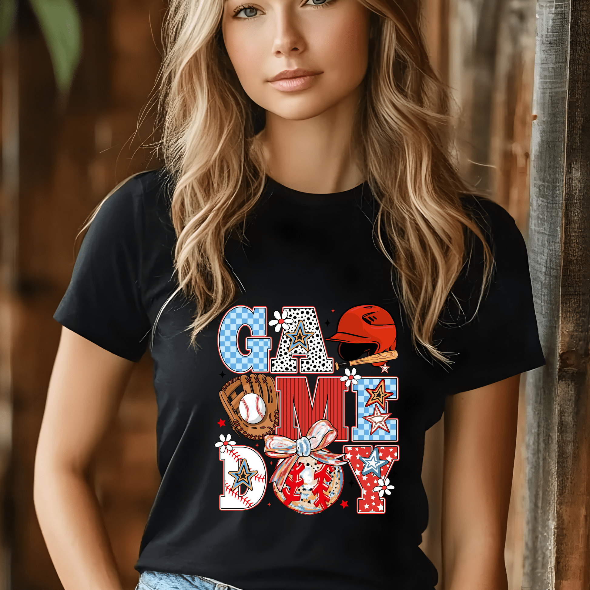 Ink and Charms Designs T-Shirt Game Day Baseball Tee - Bold Diamond Player Apparel
