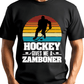 Ink and Charms Designs T-Shirt Hockey Zamboner Tee- Playful Game Day Humor Design
