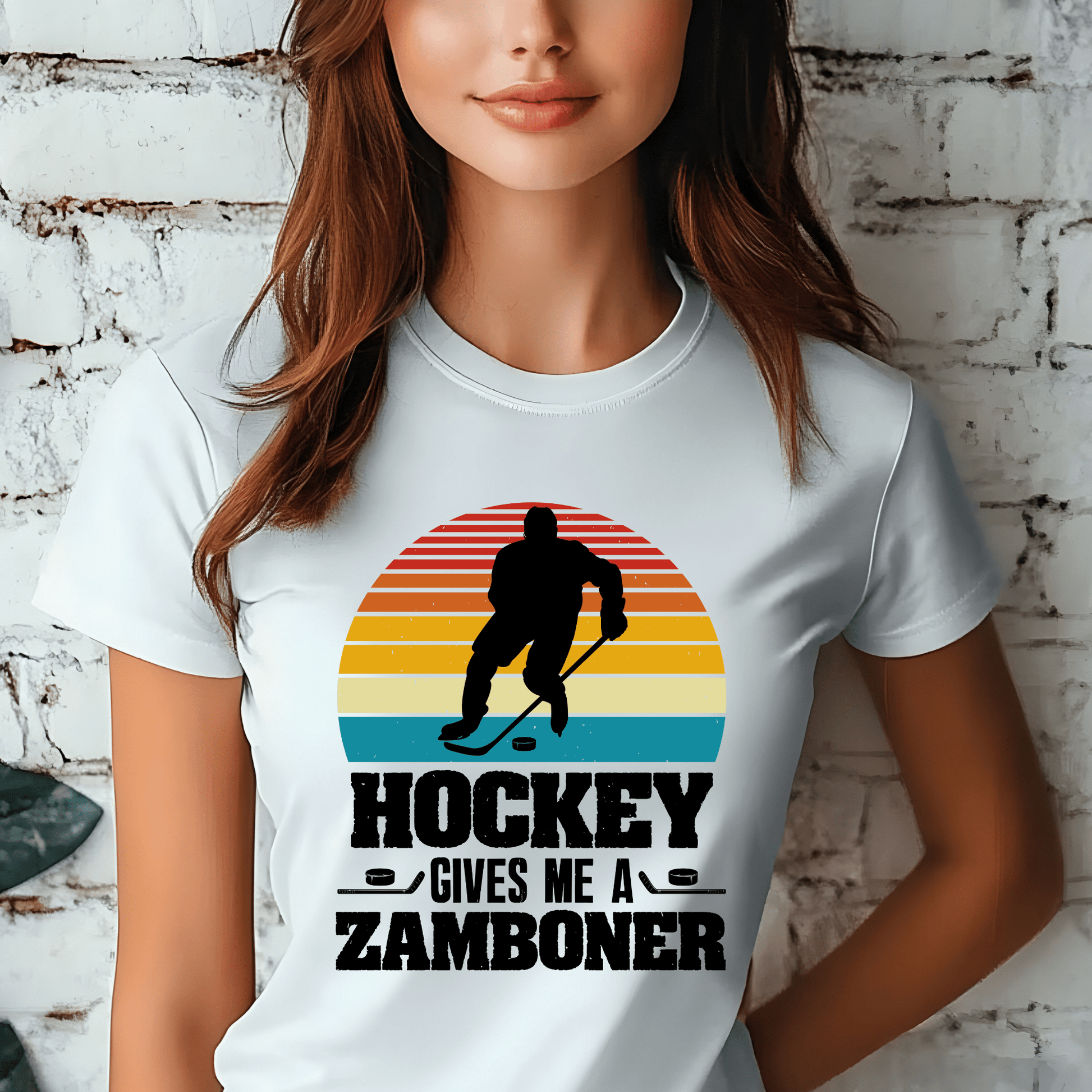 Ink and Charms Designs T-Shirt Hockey Zamboner Tee- Playful Game Day Humor Design