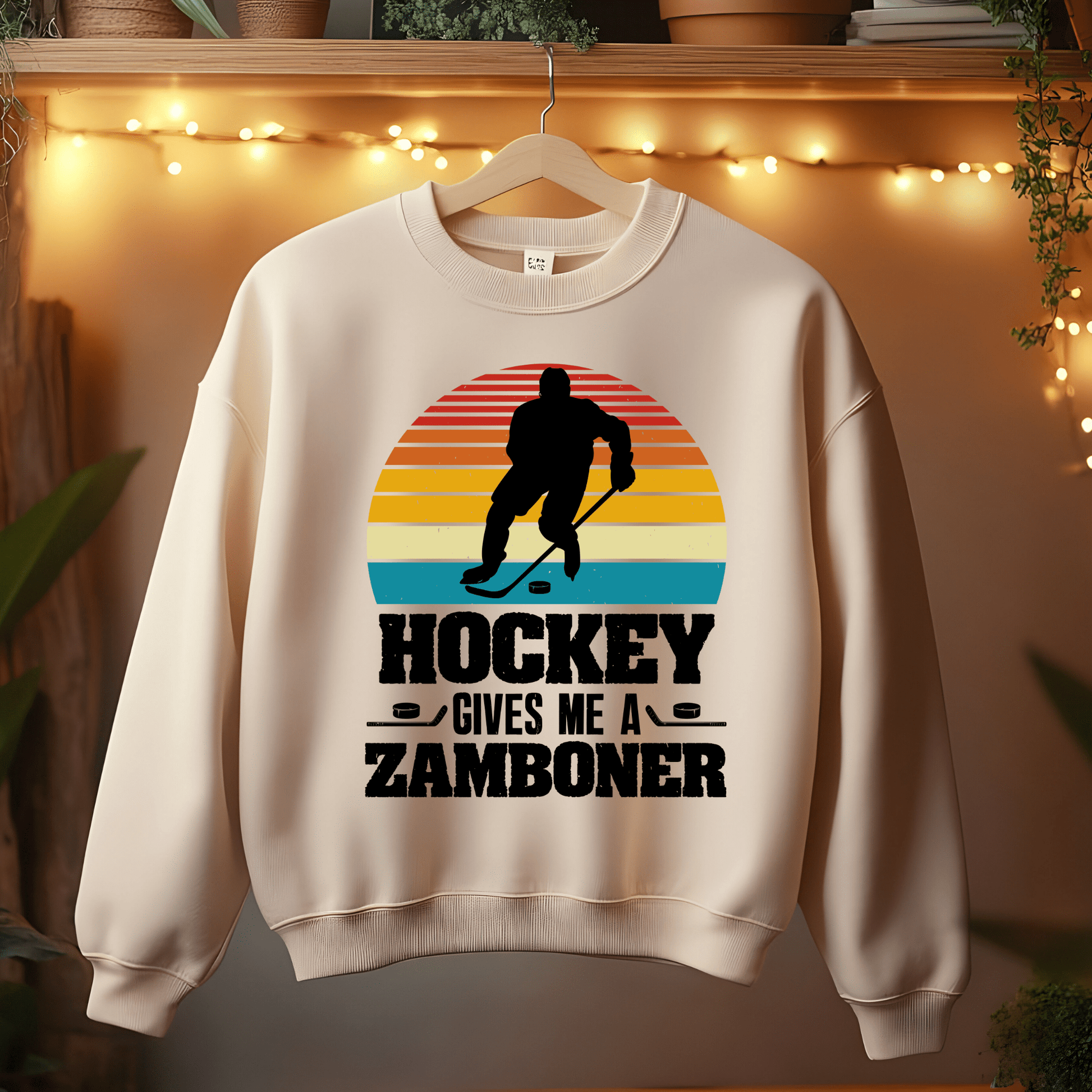 Ink and Charms Designs T-Shirt Hockey Zamboner Tee- Playful Game Day Humor Design
