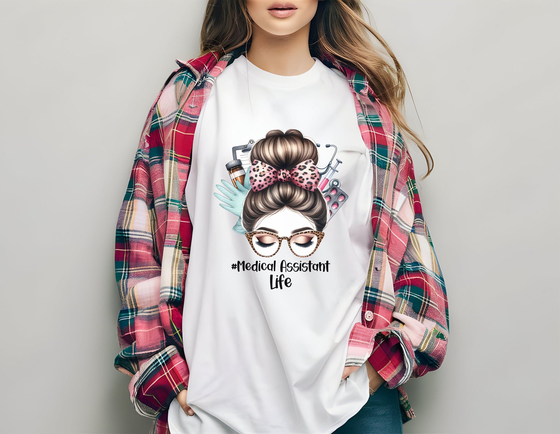 Ink and Charms Designs T-Shirt Medical Assistant Tee
