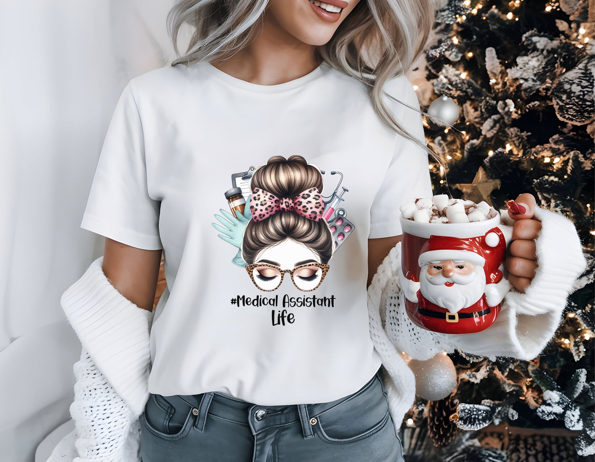 Ink and Charms Designs T-Shirt Medical Assistant Tee
