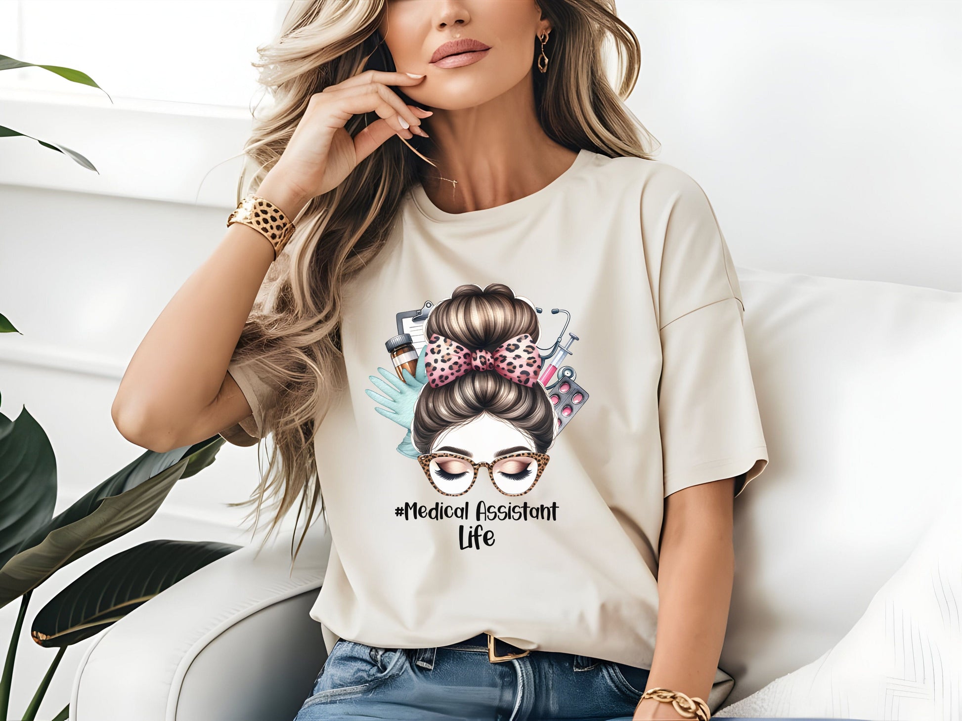 Ink and Charms Designs T-Shirt Medical Assistant Tee