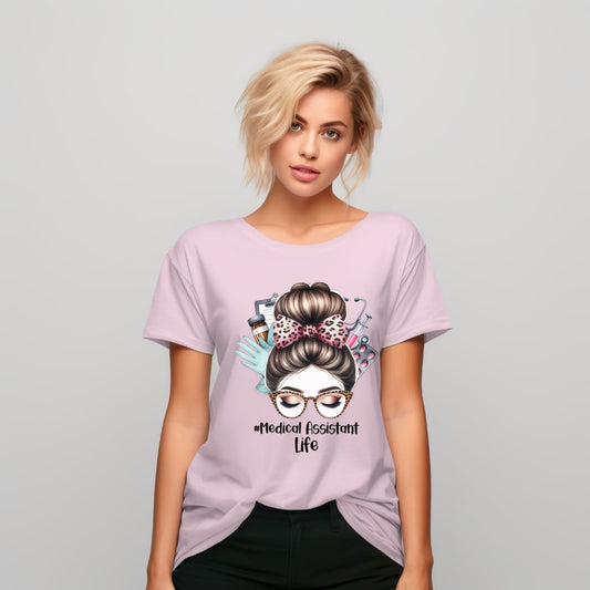 Ink and Charms Designs T-Shirt Medical Assistant Tee