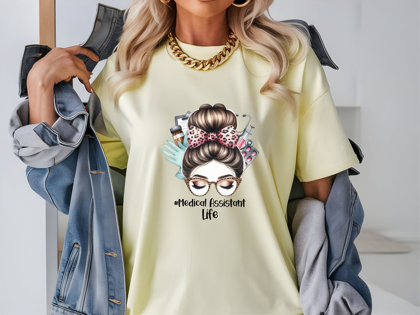 Ink and Charms Designs T-Shirt Natural / S Medical Assistant Tee