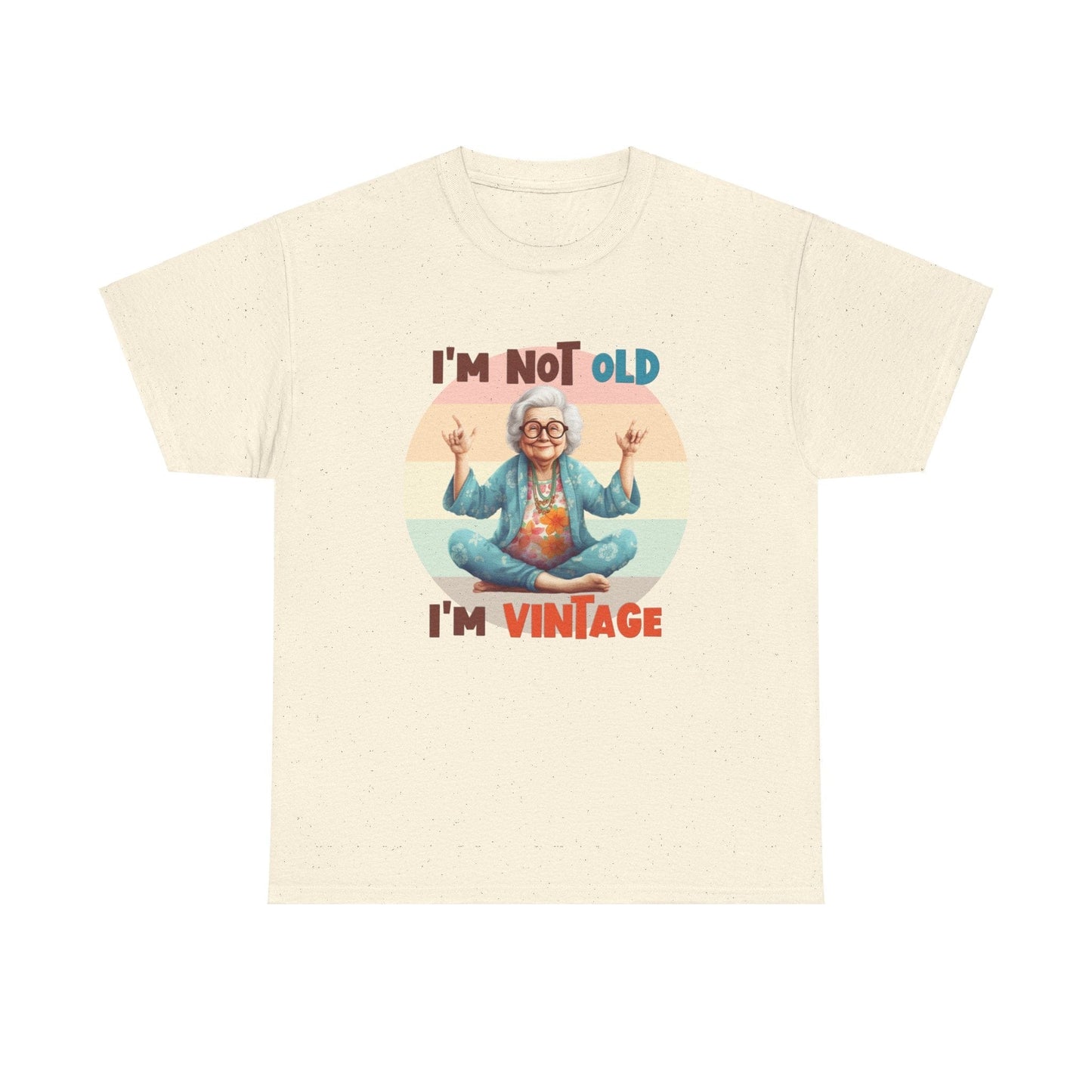 Ink and Charms Designs T-Shirt Natural / S Vintage Funny Yoga Tee