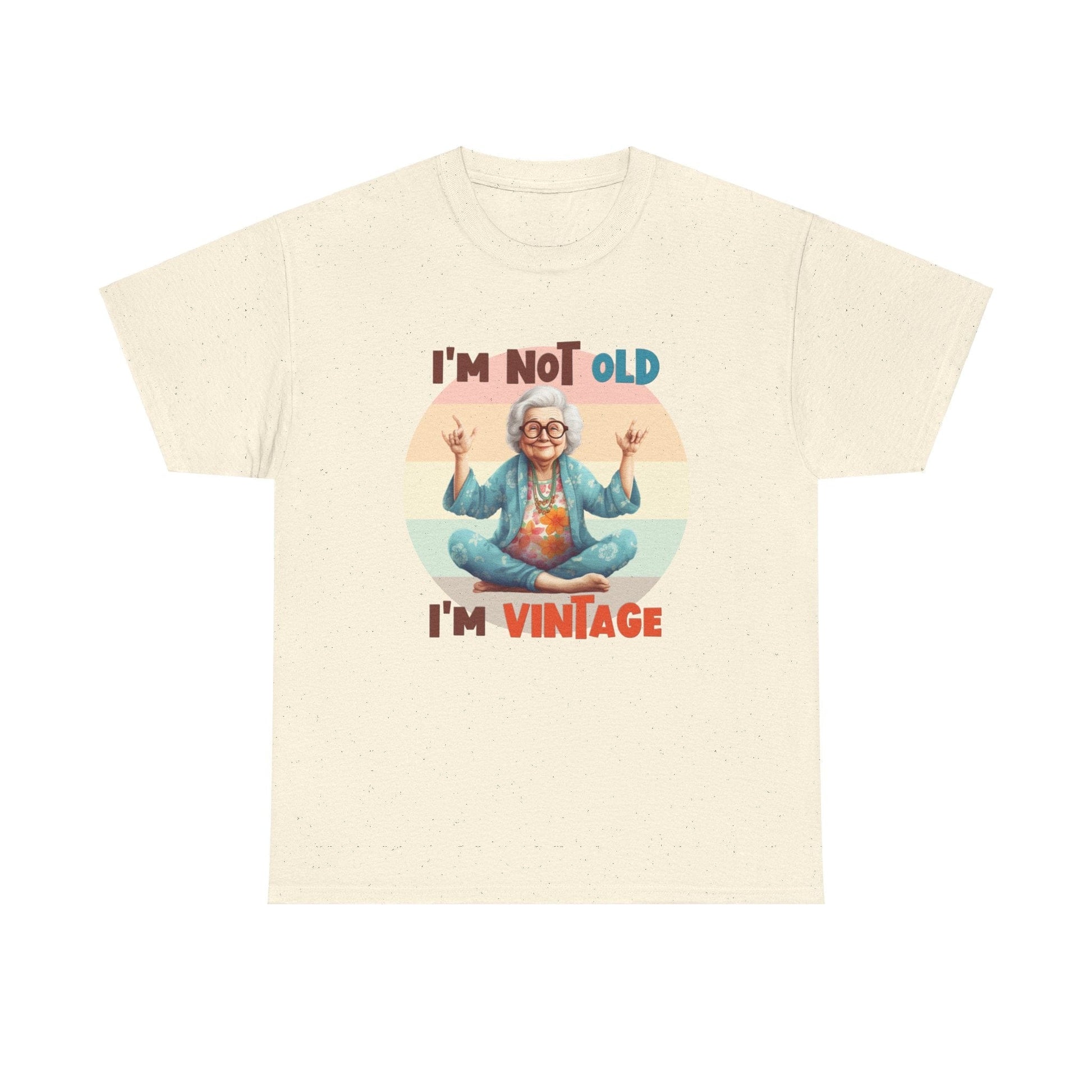 Ink and Charms Designs T-Shirt Natural / S Vintage Funny Yoga Tee