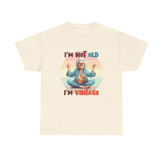 Ink and Charms Designs T-Shirt Natural / S Vintage Funny Yoga Tee
