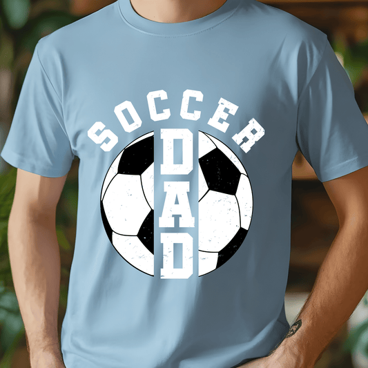 Ink and Charms Designs T-Shirt Soccer Dad T-shirt- Proud Sideline Supporter Apparel