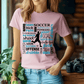 Ink and Charms Designs T-Shirt Soccer Word Art Tee – Bold Game Day Apparel for Players & Fans