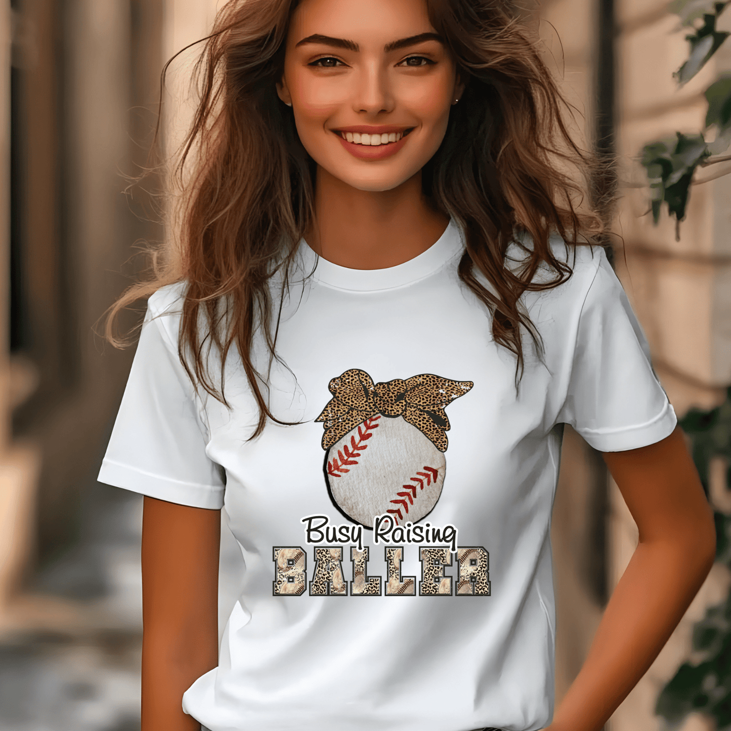 Ink and Charms Designs T-Shirt T-shirt / White / S Baseball Mom Hoodie - Stylish Bleacher Apparel with Word Art Design