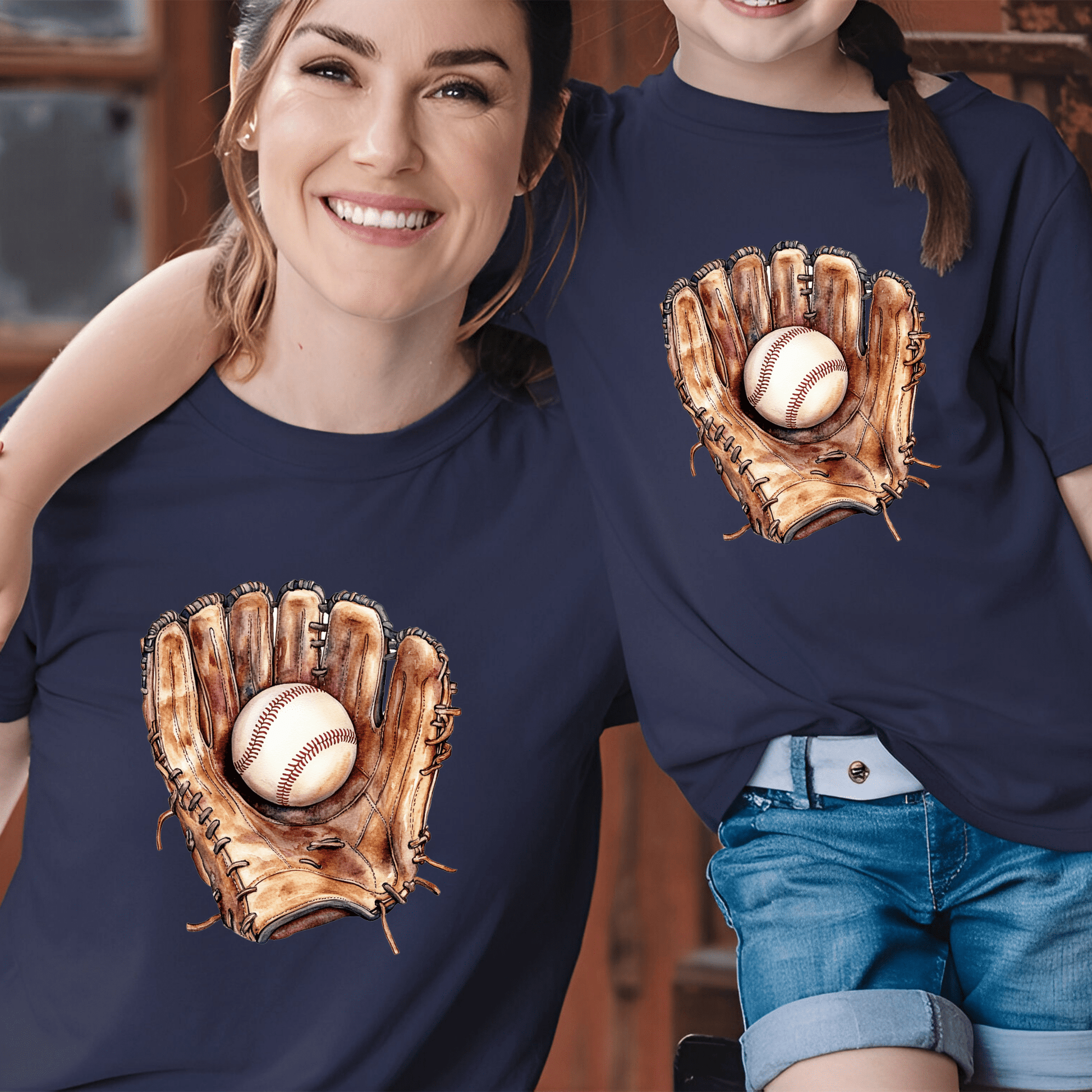 Ink and Charms Designs T-Shirt T-shirt / White / S Classic Baseball Hoodie - Vintage Glove & Ball Design for Players & Fans