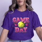 Ink and Charms Designs T-Shirt Tennis Game Day Hoodie - Classic Ball & Court-Ready Design