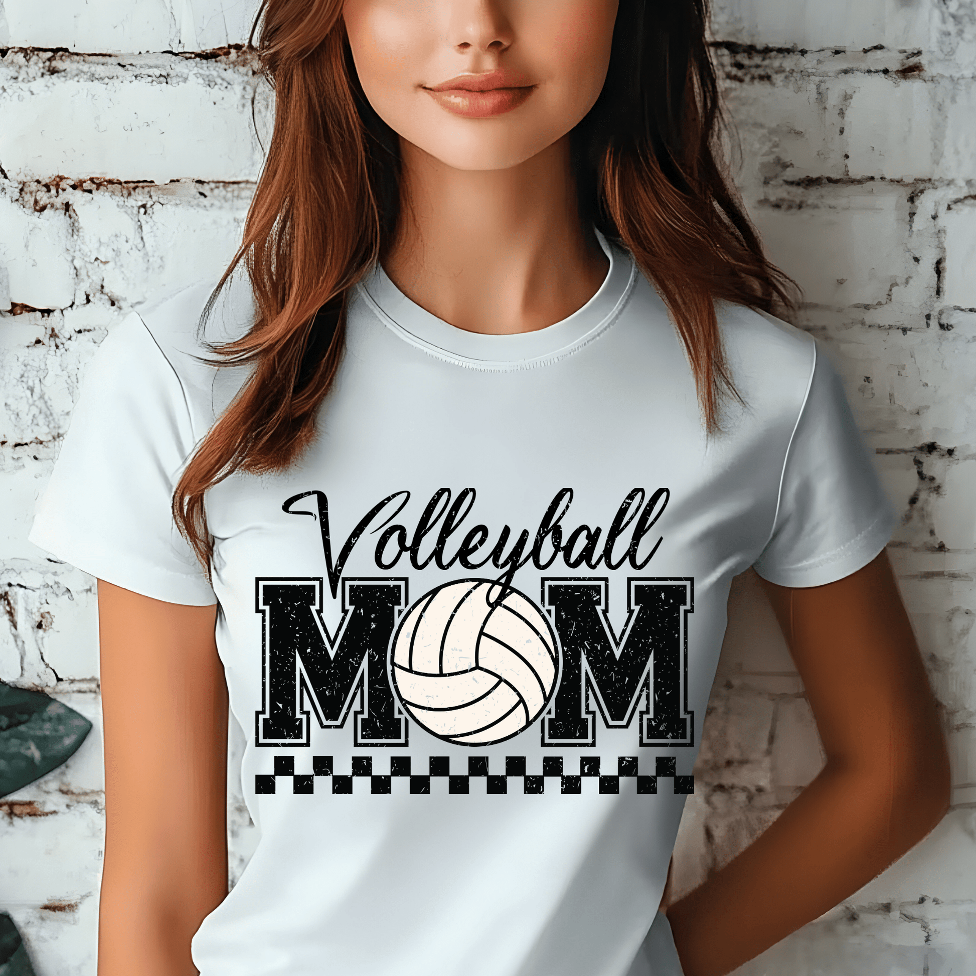 Ink and Charms Designs T-Shirt Volleyball Mom Hoodie - Stylish Court Side Support Apparel