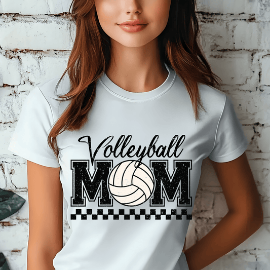 Ink and Charms Designs T-Shirt Volleyball Mom Hoodie - Stylish Court Side Support Apparel