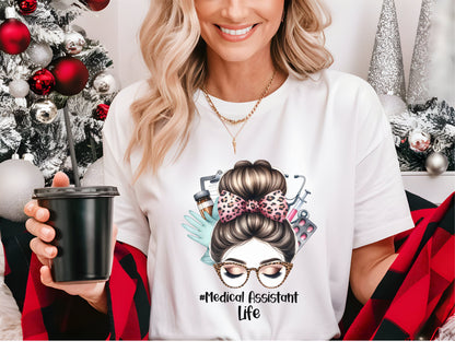 Ink and Charms Designs T-Shirt White / S Medical Assistant Tee