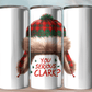 Ink and Charms Designs Tumblers Christmas 20oz Straight Skinny Tumbler