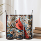 Ink and Charms Designs Tumblers Red Bird - 20oz Straight Skinny Tumbler