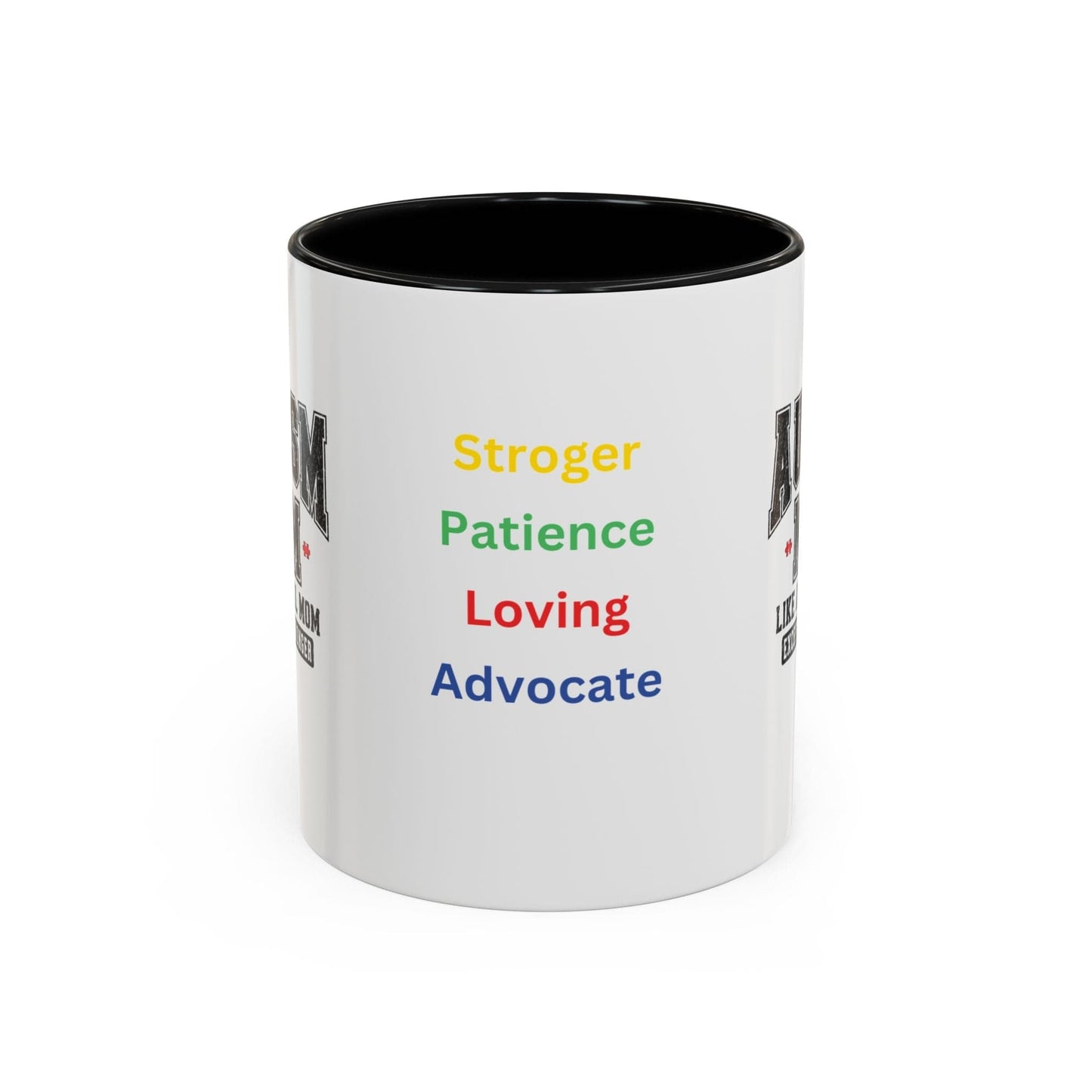 Ink and Charms Designs Mug 11oz / Black Autism Mom ceramic mug  (11, 15oz)