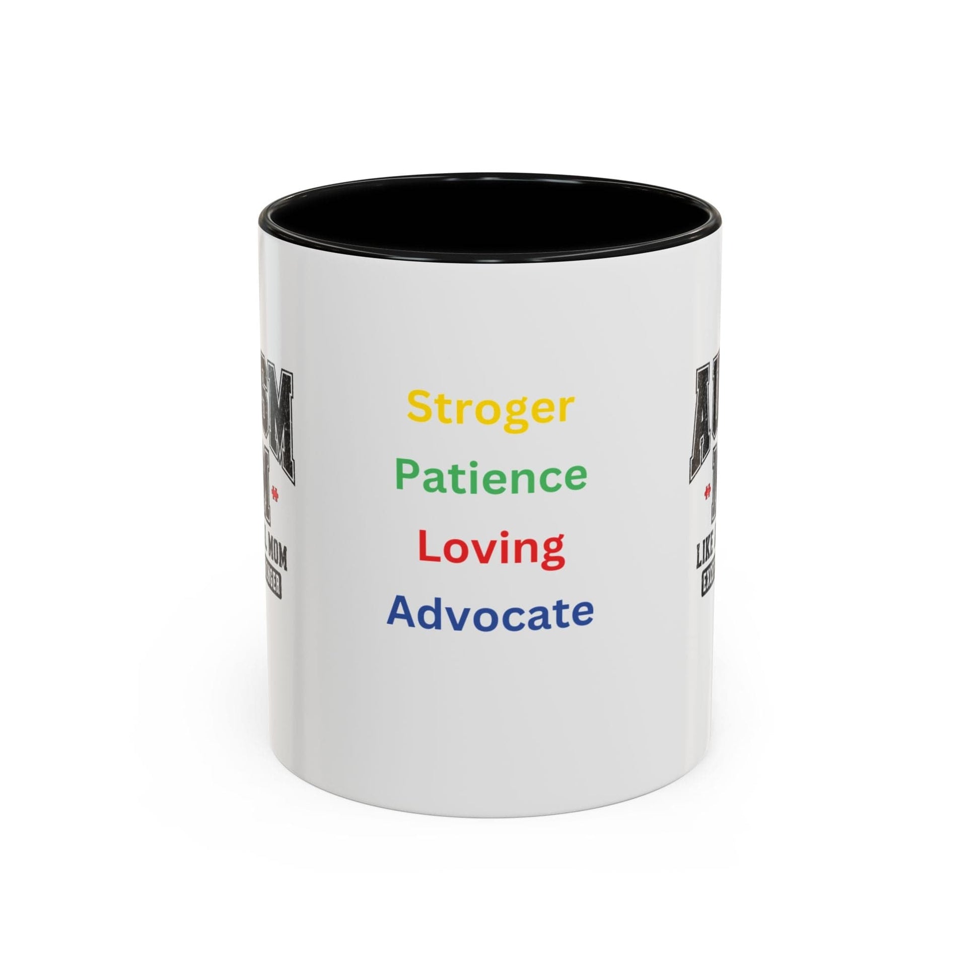 Ink and Charms Designs Mug 11oz / Black Autism Mom ceramic mug  (11, 15oz)