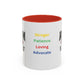 Ink and Charms Designs Mug 11oz / Red Autism Mom ceramic mug  (11, 15oz)