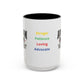 Ink and Charms Designs Mug 15oz / Black Autism Mom ceramic mug  (11, 15oz)