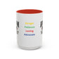 Ink and Charms Designs Mug 15oz / Red Autism Mom ceramic mug  (11, 15oz)