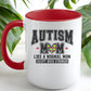 Ink and Charms Designs Mug Autism Mom ceramic mug  (11, 15oz)